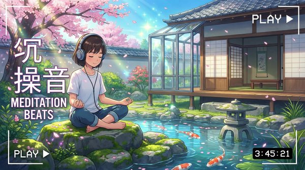 黄色仓库日式庭院生活视频